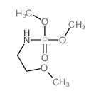 N-dimethoxyphosphoryl-2-methoxy-ethanamine结构式