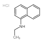N-乙基-1-萘胺盐酸盐结构式