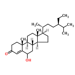 6-羟基豆甾-4-烯-3-酮图片
