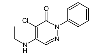 4-chloro-5-(ethylamino)-2-phenylpyridazin-3-one Structure