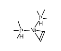 bis(trimethylphosphane)mono(ethene)nickel(0)结构式