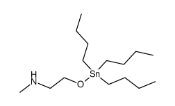 N-methyl-2-((tributylstannyl)oxy)ethan-1-amine结构式