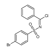 4-溴-N-(氯苯基亚甲基)-苯磺酰胺结构式