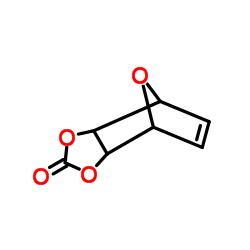 4,7-Epoxy-1,3-benzodioxol-2-one,3a,4,7,7a-tetrahydro- Structure
