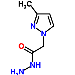 2-(3-Methyl-1H-pyrazol-1-yl)acetohydrazide Structure
