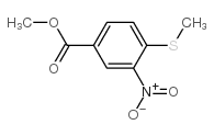 methyl 4-(methylsulfanyl)-3-nitrobenzenecarboxylate Structure