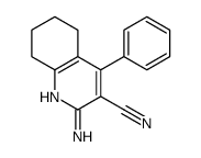 2-amino-4-phenyl-5,6,7,8-tetrahydroquinoline-3-carbonitrile Structure