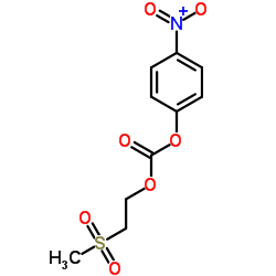 碳酸2-(甲基磺酰基)乙酯4-硝基苯酯结构式