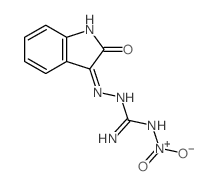 hydroxy-oxo-[[N-[(2-oxoindol-3-yl)amino]carbamimidoyl]amino]azanium Structure