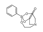 5-phenyl-4,6,11-trioxa-1-aza-5-silabicyclo[3.3.3]undecan-3-one结构式