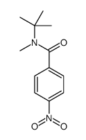 N-(1,1-Dimethylethyl)-N-methyl-4-nitrobenzamide Structure