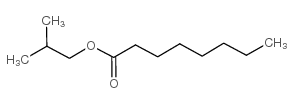 Octanoic acid,2-methylpropyl ester Structure