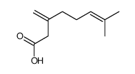 7-methyl-3-methylideneoct-6-enoic acid Structure