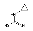 N-环丙基硫代脲结构式