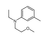 N-ethyl-N-(2-methoxyethyl)-m-toluidine structure