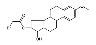 16 alpha-bromoacetoxyestradiol-3-methyl ether结构式