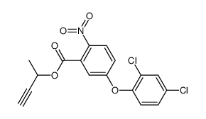 3-Butyn-2-yl 5-(2',4'-dichlorophenoxy)-2-nitrobenzoate Structure
