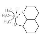chloro-trimethyl-antimony; quinolin-8-ol Structure