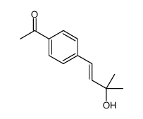 1-[4-(3-hydroxy-3-methylbut-1-enyl)phenyl]ethanone结构式