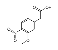 2-(3-甲氧基-4-硝基苯基)乙酸结构式