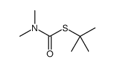 S-tert-butyl N,N-dimethylcarbamothioate Structure