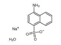 sodium 4-aminonaphthalene-1-sulfonate tetrahydrate Structure
