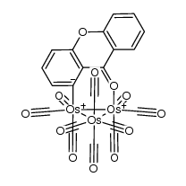 Os3(CO)10(μ-H)(μ-xanthone)结构式