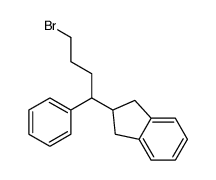 2-(4-bromo-1-phenylbutyl)-2,3-dihydro-1H-indene结构式