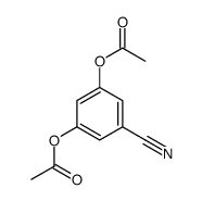 3,5-二乙酰氧基苯甲腈结构式