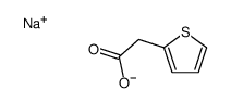 sodium thiophen-2-acetate结构式