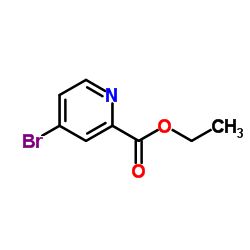 4-溴吡啶-2-甲酸乙酯结构式