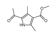1H-Pyrrole-3-carboxylicacid,5-acetyl-2,4-dimethyl-,methylester(9CI)结构式