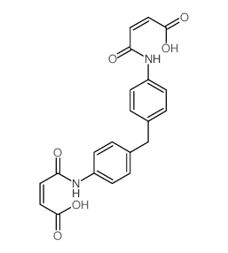 (Z)-3-[[4-[[4-(3-carboxyprop-2-enoylamino)phenyl]methyl]phenyl]carbamoyl]prop-2-enoic acid Structure