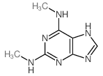 N,N-Dimethyl-1H-purine-2,6-diamine结构式
