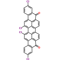 3,12,16,17-tetrachloroviolanthrene-5,10-dione Structure