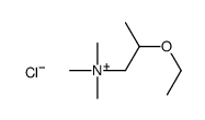 2-ethoxypropyl(trimethyl)azanium,chloride Structure