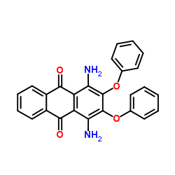 1,4-Diamino-2,3-diphenoxy-9,10-anthraquinone structure