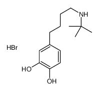 4-[4-(tert-butylamino)butyl]benzene-1,2-diol,hydrobromide结构式