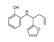 2-[1-(furan-2-yl)but-3-enylamino]phenol Structure