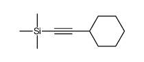 2-cyclohexylethynyl(trimethyl)silane结构式