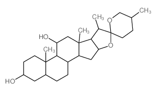 Tigogenin, 11.alpha.-hydroxy- Structure