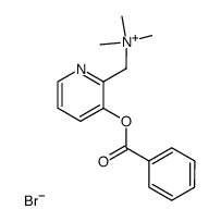 (3-benzoyloxy-[2]pyridylmethyl)-trimethyl-ammonium, bromide Structure