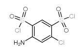 4-氨基-6-氯-1,3-苯二磺酰氯结构式
