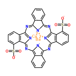 barium [29H,31H-phthalocyaninedisulphonato(4-)-N29,N30,N31,N32]cuprate(2-) picture
