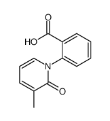 2-(3-methyl-2-oxopyridin-1-yl)benzoic acid结构式