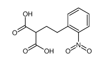 [2-(o-Nitro-phenyl)aethyl]malonsaeure Structure