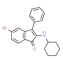 2-(ar,4-dibromo-3-hydroxy-1H-quinolin-2-ylidene)-1H-indene-1,3(2H)-dione结构式