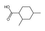 2,4-dimethyl-cyclohexanecarboxylic acid Structure
