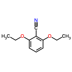 2,6-二乙氧基苯甲腈结构式