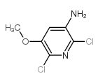 3-氨基-2,6-二氯-5-甲氧基吡啶结构式